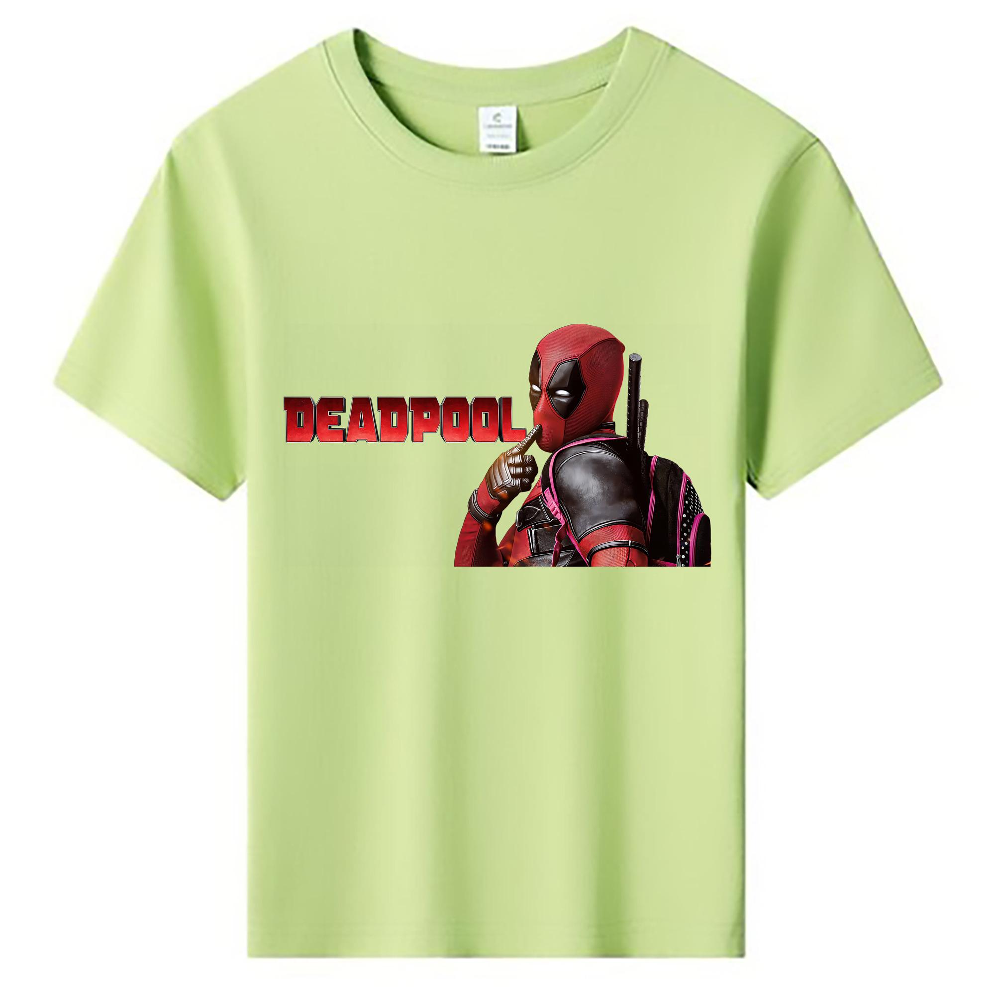 （画像用） Deadpool デッドプール 綿100％キッズTシャツ（フロントプリント）
